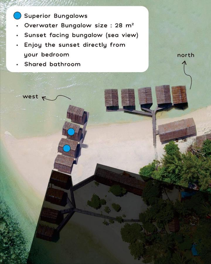 Kri Raja Ampat Bungalows Exterior foto